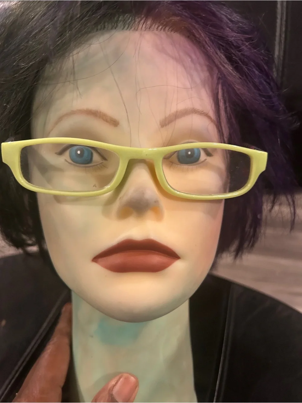 Lime Green Rectangle Reading Glasses 2.009